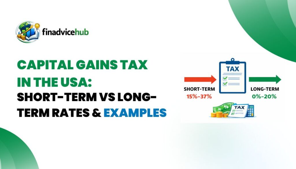 Capital Gains Tax in the USA Short-Term vs Long-Term Rates and Examples
