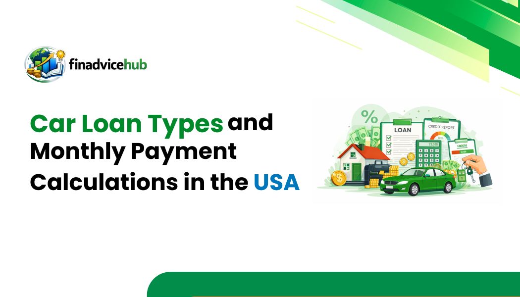 Car Loan Types and Monthly Payment Calculations in the USA