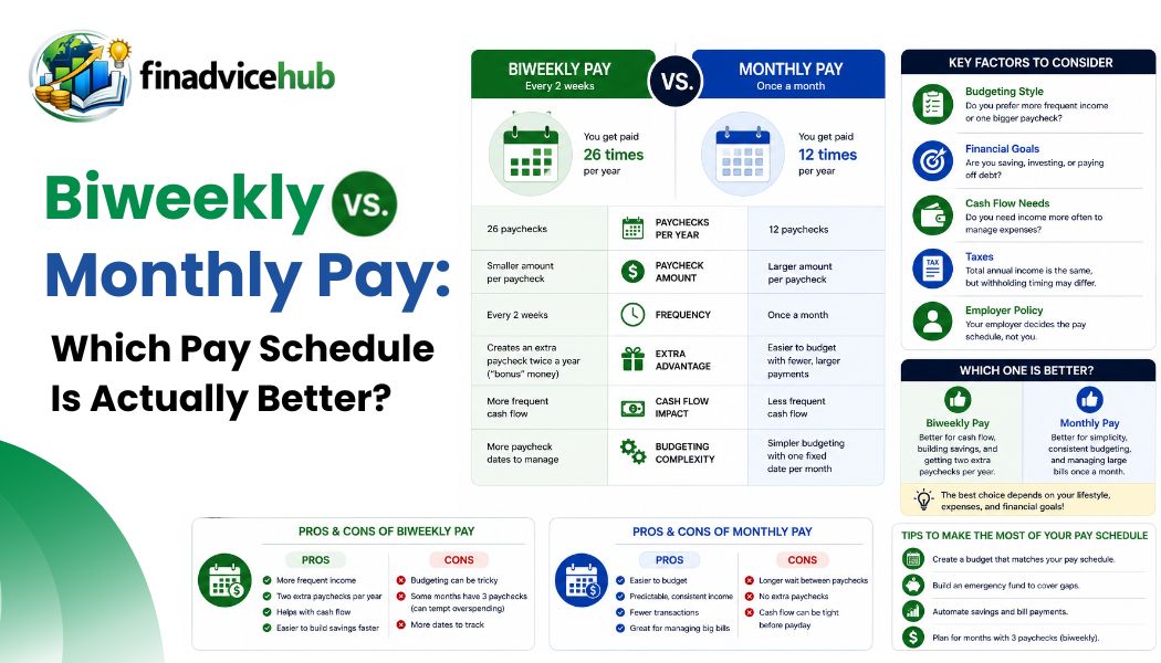 Biweekly vs Monthly Pay Which Pay Schedule Is Actually Better