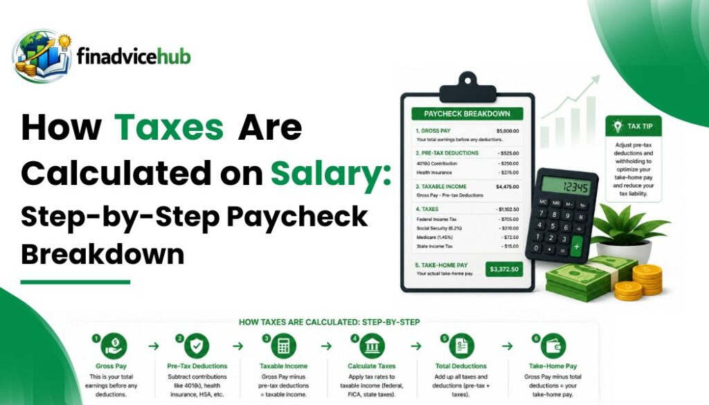 How Taxes Are Calculated on Salary Step-by-Step Paycheck Breakdown