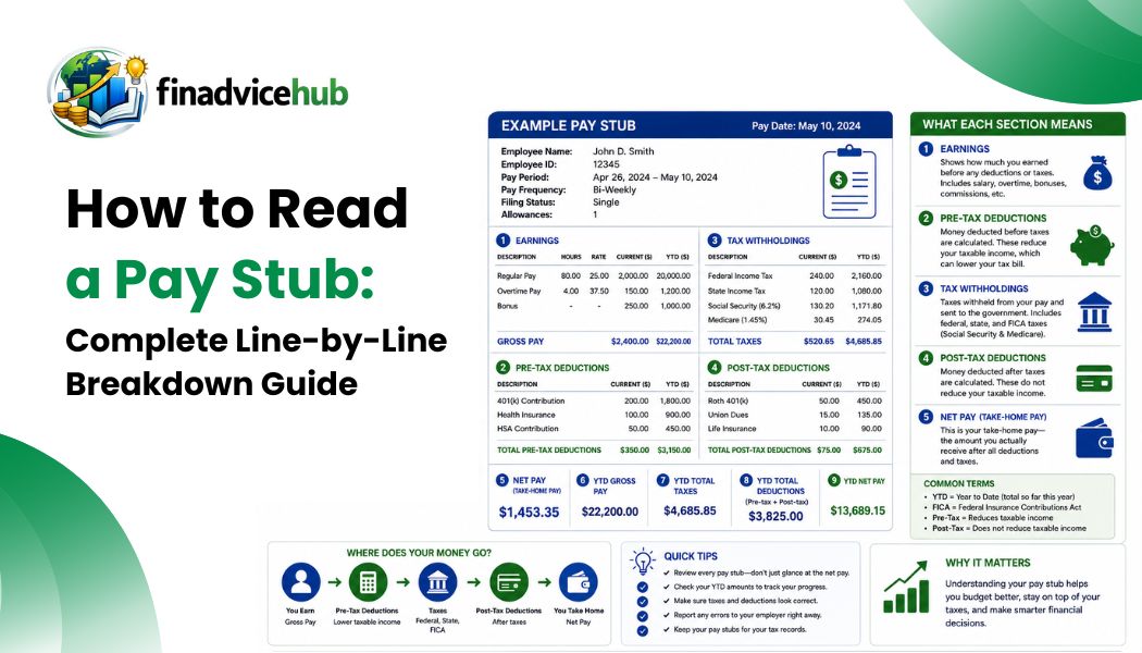 How to Read a Pay Stub Complete Line-by-Line Breakdown Guide