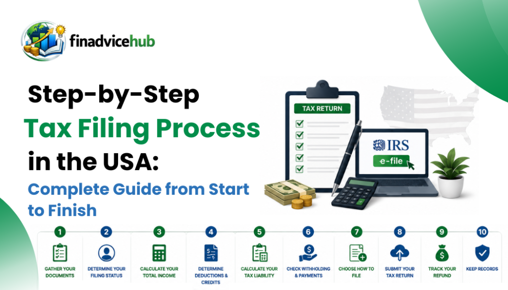 Step-by-Step Tax Filing Process in the USA Complete Guide from Start to Finish