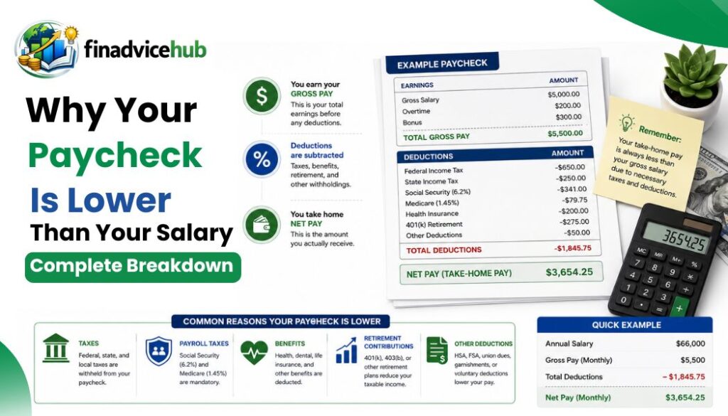 Why Your Paycheck Is Lower Than Your Salary Complete Breakdown